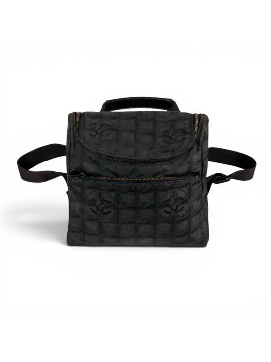 Chanel New Travel Line 2-Way Backpack Black